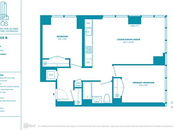 2nd image of 100 W 31st St APT 29B