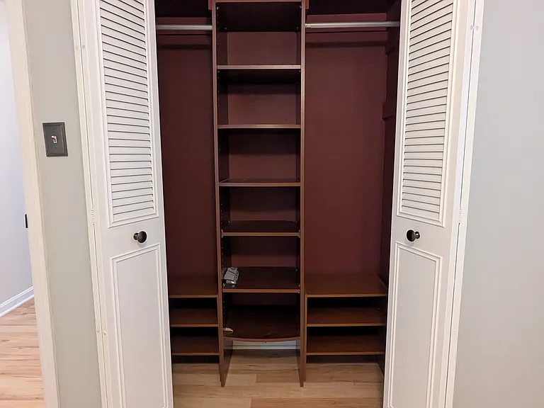 Master bedroom closet.