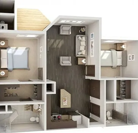 The Midvale 2 Bedroom/2 Bath The Midvale 2 Bedroom/2 Bath