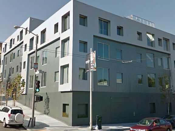 Exterior clad in meal skin with a perforated aluminum base w