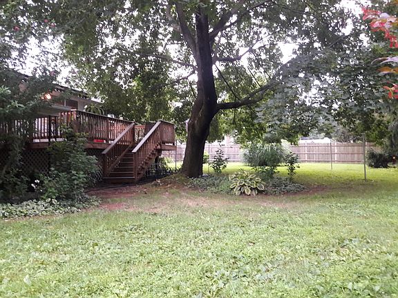 VIEW OF ONE SIDE OF BACK YD