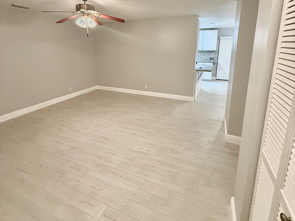 living room front door view