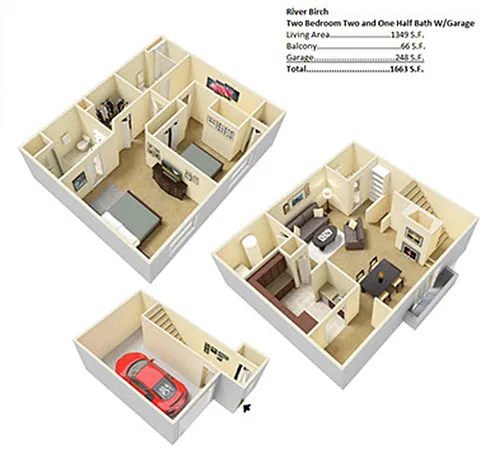 Floor plan river birch