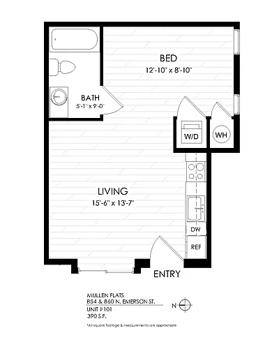 Floor plan Studio