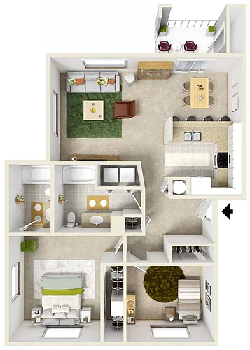 Floor plan The Willow