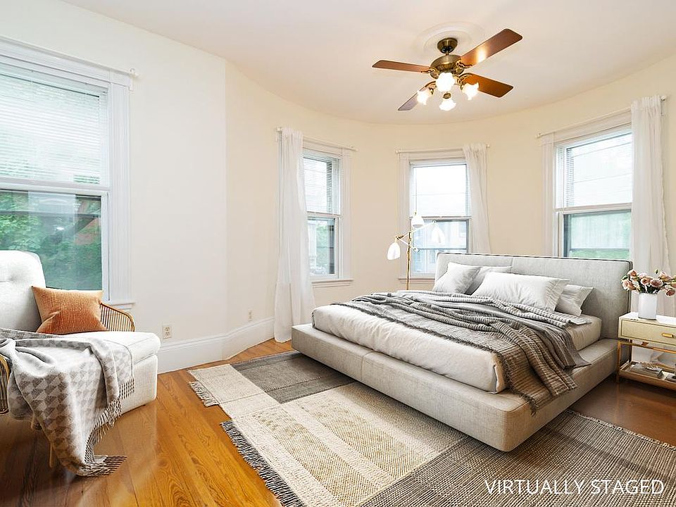 Bedroom. Virtually staged.