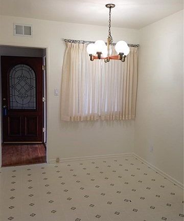 Kitchen eating area.  The laundry is in the garage accessed from the kitchen.
