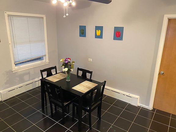 Kitchen with plenty of room for dining table and chairs.