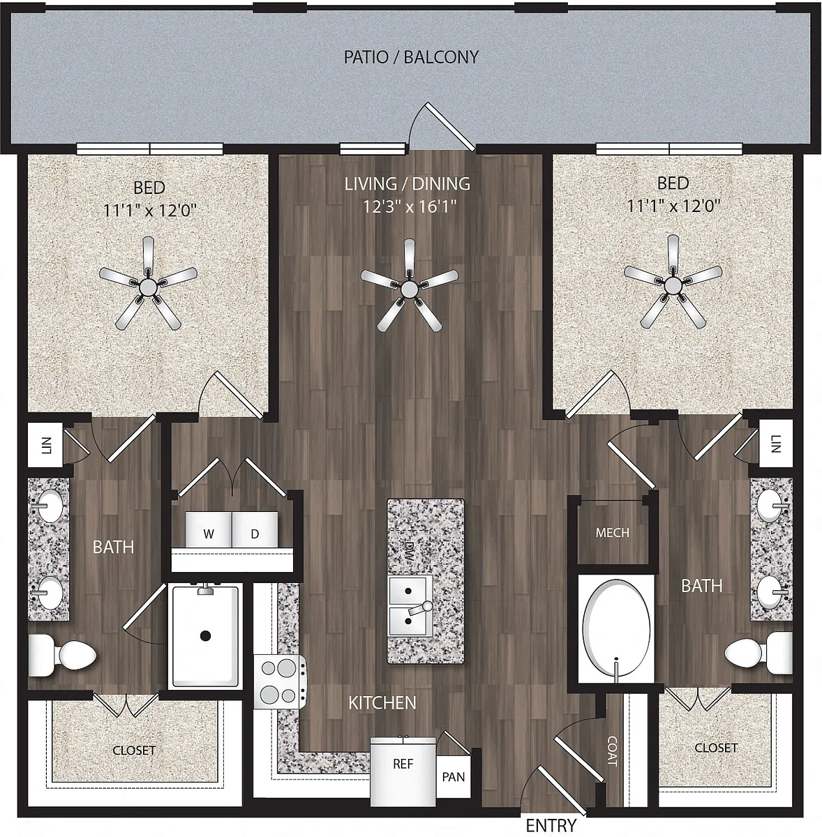 Floor plan B2