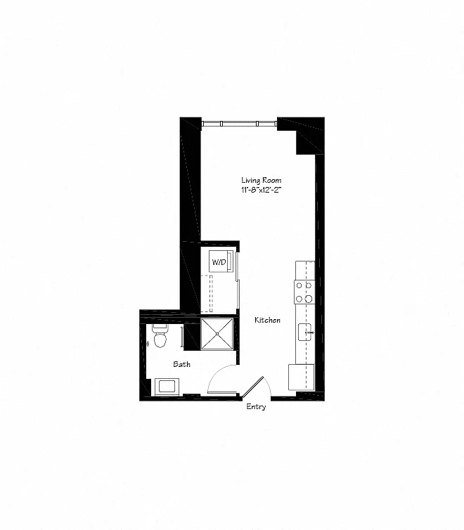 Floor plan Studio GR