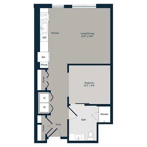 Floor plan Santa Fe B (acc)