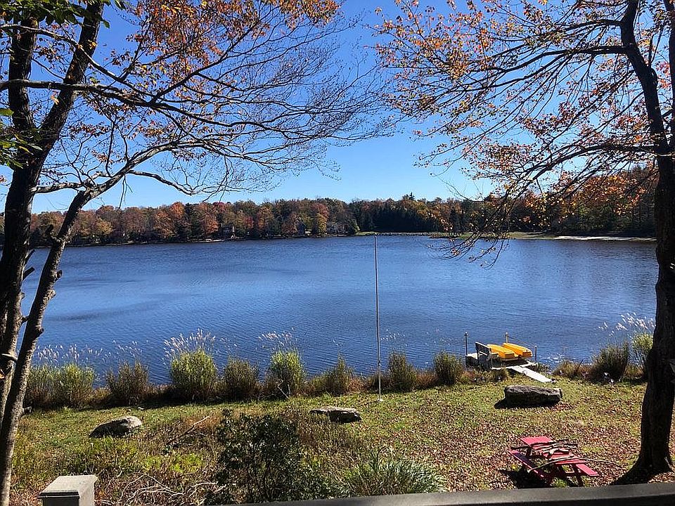 Panoramic lake front view