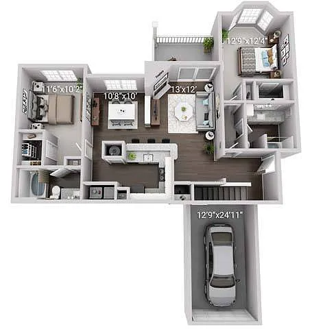 Floor plan B1 Signature - West Village