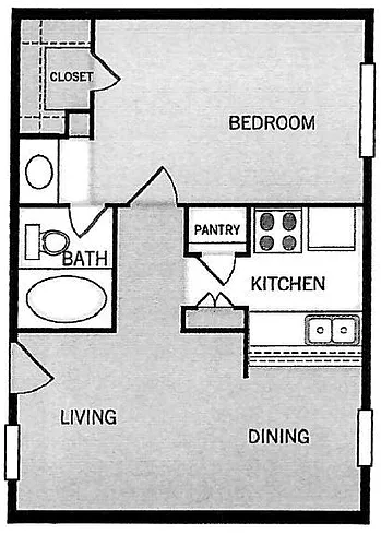 Floor plan Studio