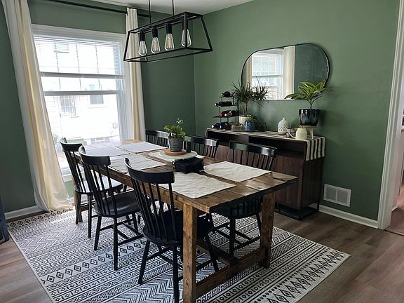 Formal Dining Room with new flooring