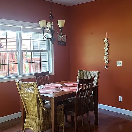 Breakfast nook connected to 