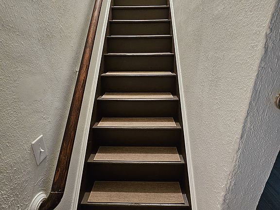 Interior Stairs to Bedrooms & Bathroom.