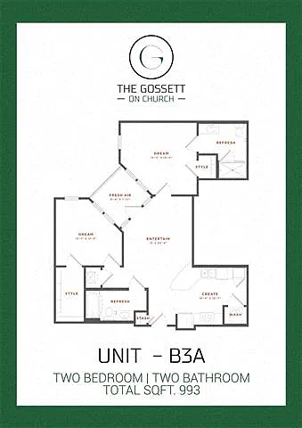 Floor plan The Grundy (B3)
