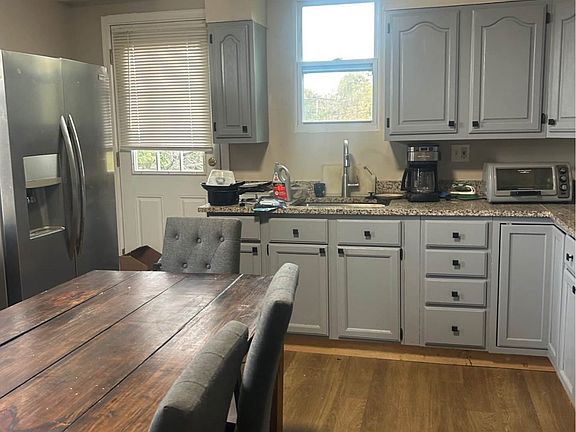 Shared kitchen and dining area