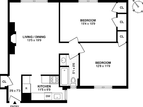 2nd image of 251 W 71st St APT 3C