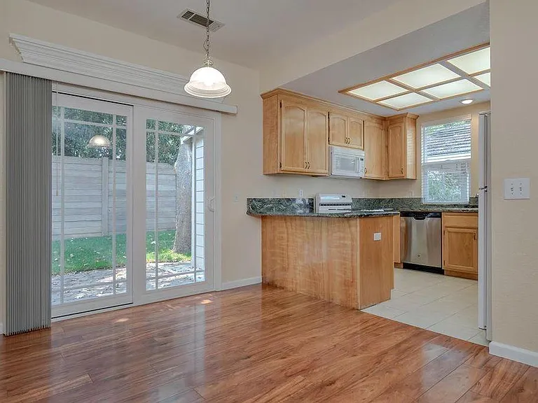 Kitchen and dining area