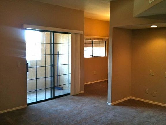 Living room with patio