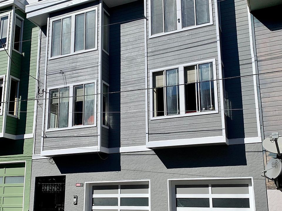 Front Facade (Right Garage Door Upper Unit Parking)