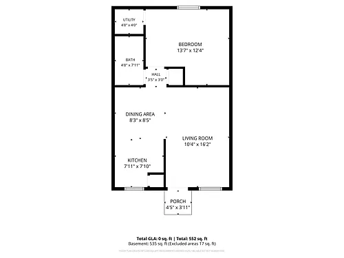 Floor plan The Mimosa