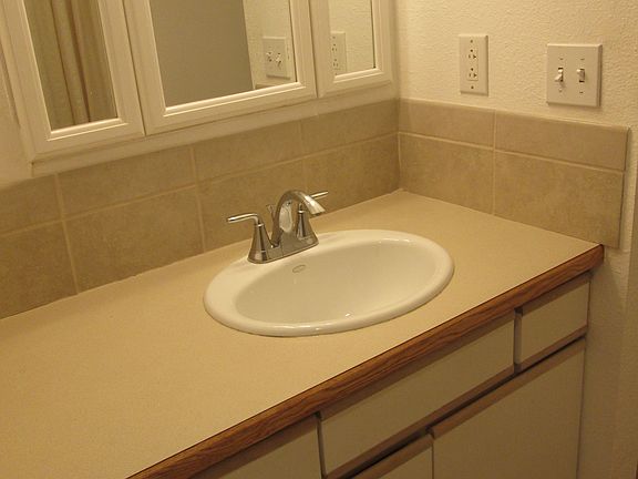 Basement bath sink