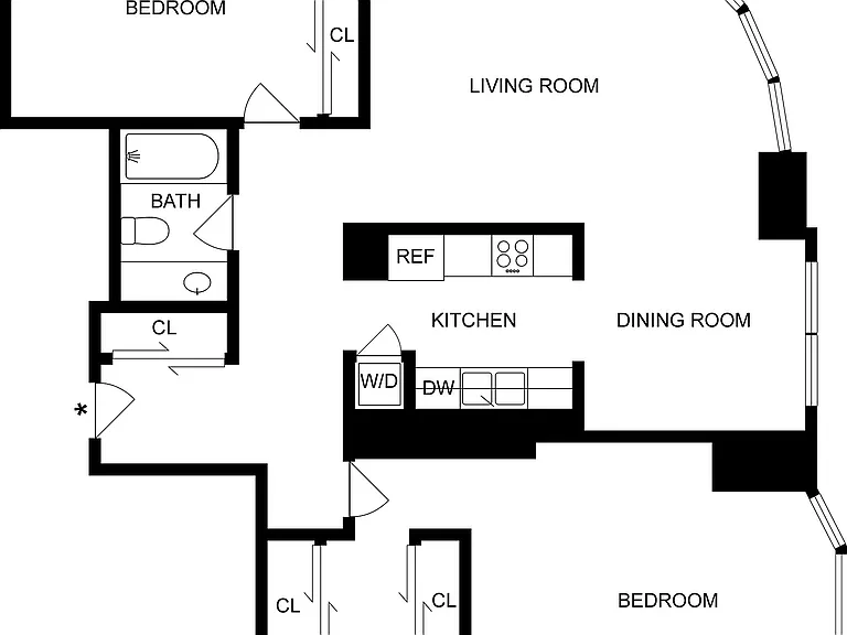 C | 2-Bedroom Floorplan C | 2-Bedroom Floorplan