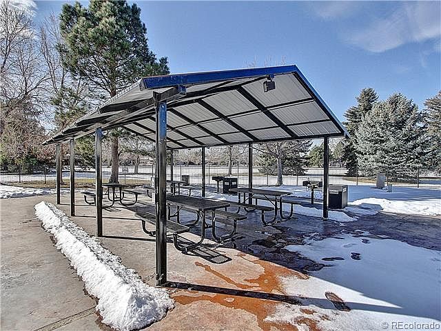 Outdoor picnic area.