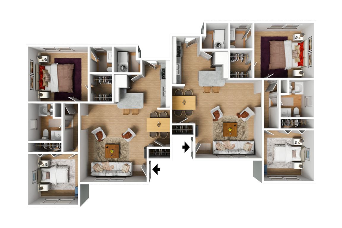 Explore the elegant layout of these twin apartments, offering modern amenities and comfort. Explore the elegant layout of these twin apartments, offering modern amenities and comfort.