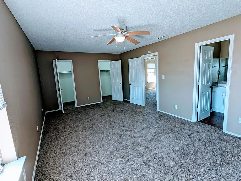 Master Bedroom with walkin Closet