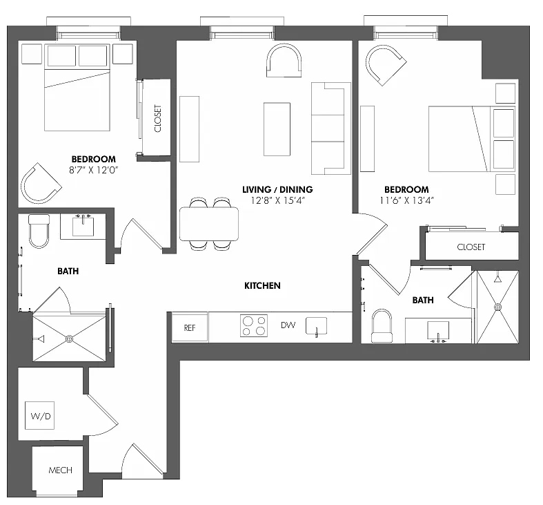 Floor plan B7