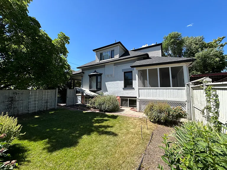 Nicely landscaped yard