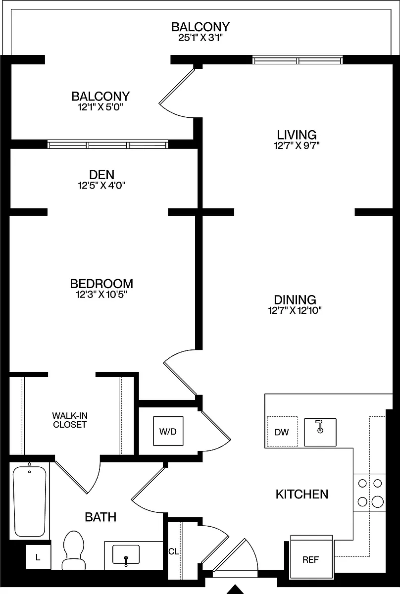 Floor plan A02A