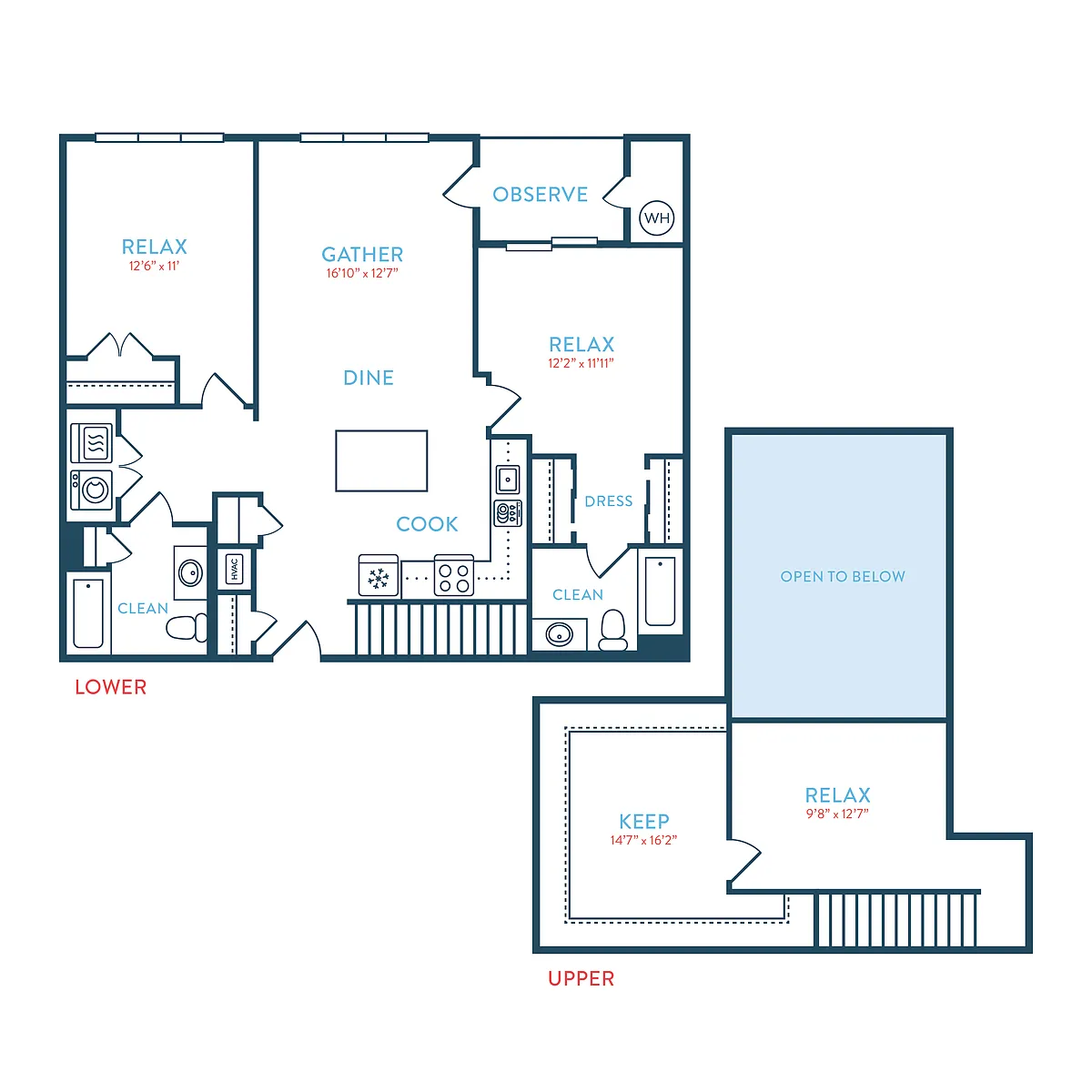 Floor plan Tea House B1 Loft