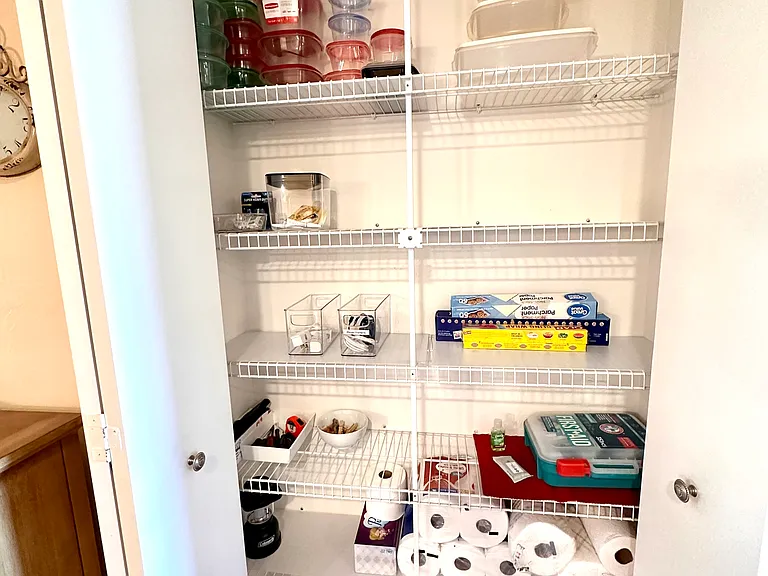 Save space in your suitcase. We know the little things make a big difference. That's why we keep our utility closet fully stocked with household essentials like paper towels and Tupperware. At Unit 1003, we've got you covered from the moment you check in.
