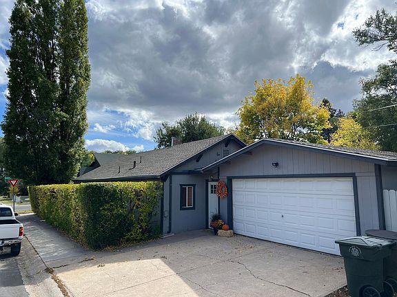 oversized 2 car garage with automatic opener.