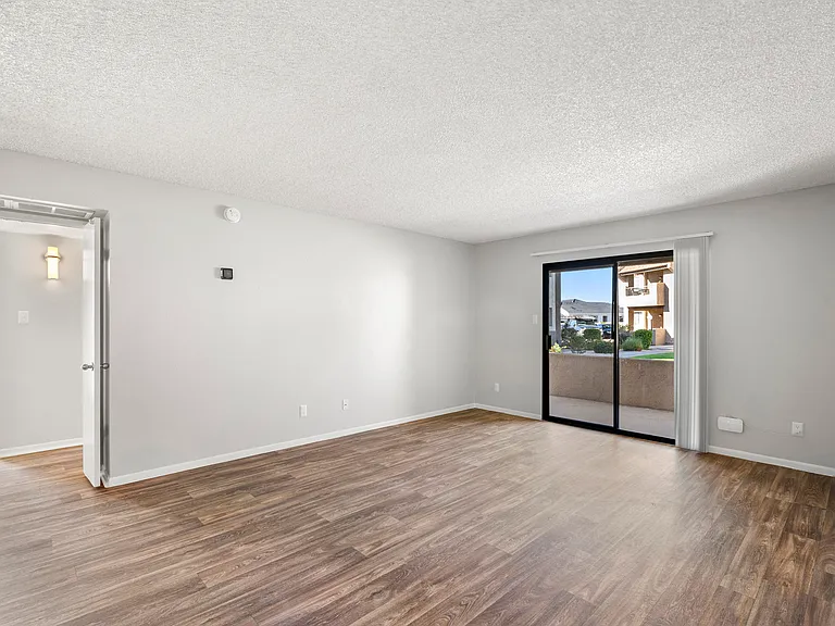 Living Room with Patio Access