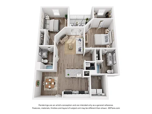 Floor plan Oak