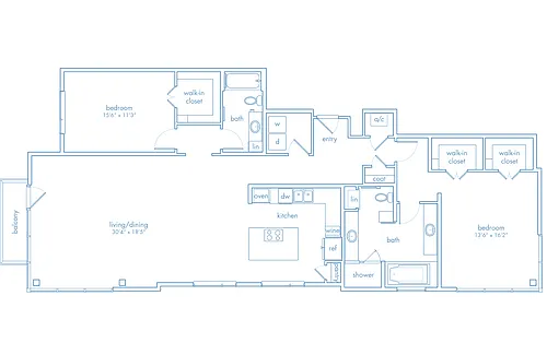 Floor plan B6
