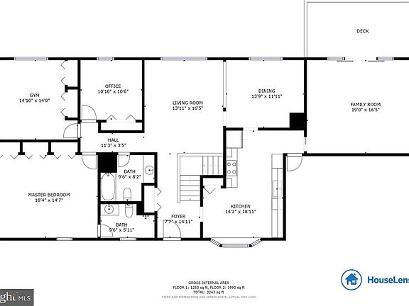 Master on main level and great flow throughout!