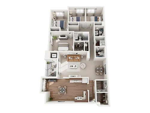 Floor plan 4x2 - Platinum