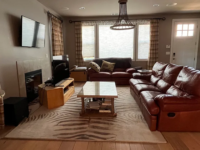 TV and living room