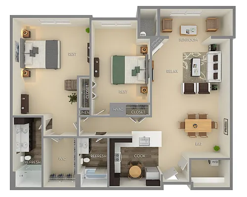 Floor plan La Marchand