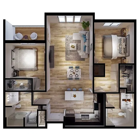 Floor plan Valentine