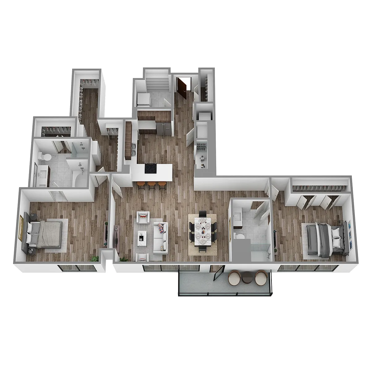 Floor plan Q
