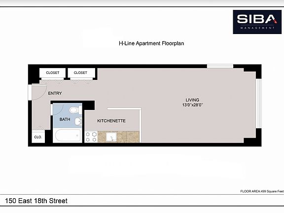 2nd image of 150 E 18th St #15H