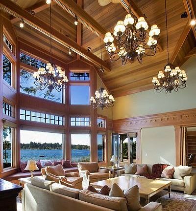Breathtaking finish work and towering ceilings